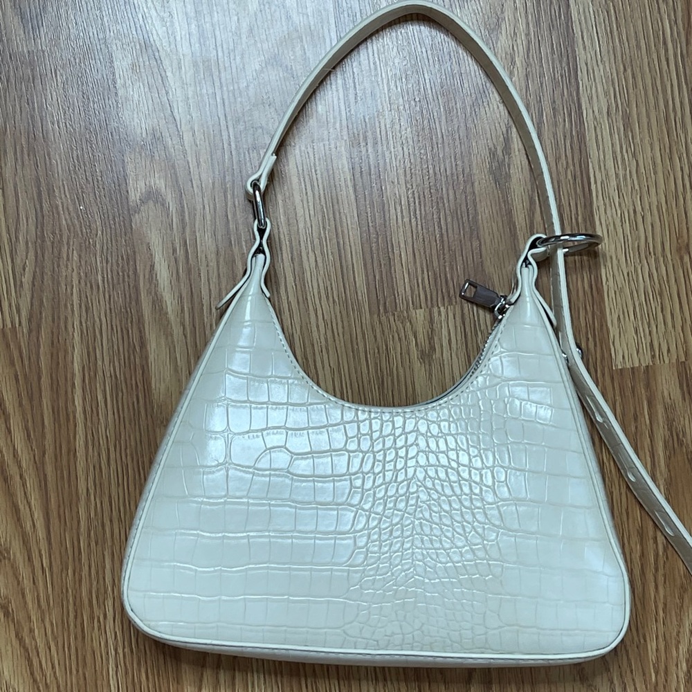 White Crocodile Purse